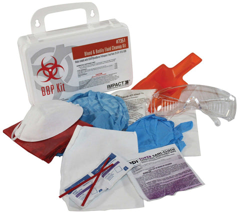 Pro-Guard Bloodborne Pathogen Kit with Heavy Duty Plastic Case -- 6 per case.