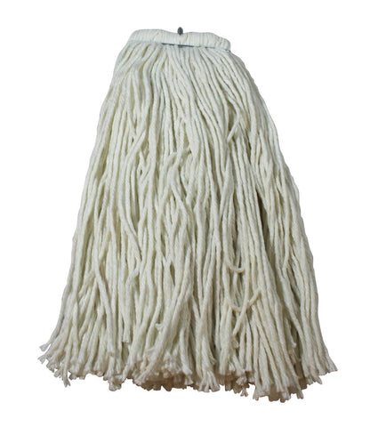 Impact Products Valumax Rayon White Regular Screw Type Cut End Wet Mop Head, 24 Ounce -- 12 per case.