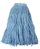 Impact Products Valumax Blue Regular Screw Type Cut End Wet Mop Head, 24 Ounce -- 12 per case.