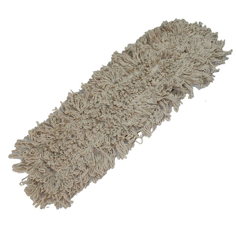 Impact Products White Economy 4 Ply Cotton Looped End Traditional Dust Mop, 24 inch Width x 5 inch Depth -- 12 per case.
