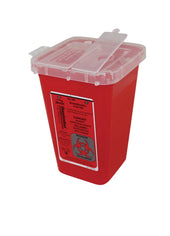 Impact Red Sharps Container, 1 Quart -- 100 per case.