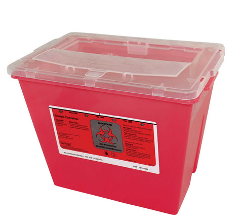 Impact Products Red Sharps Container, 2 Gallon -- 30 per case.