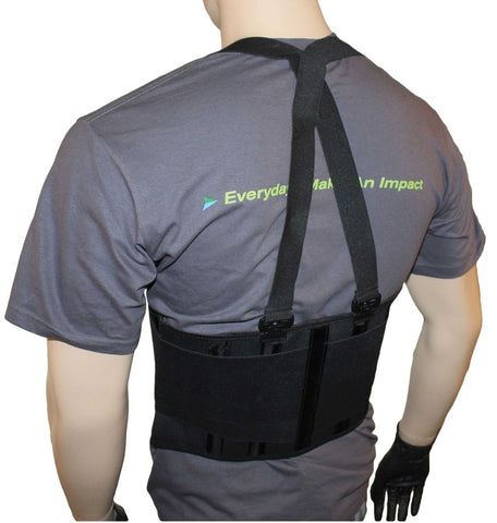 Impact Large Basic Back Support with Suspender -- 10 per case