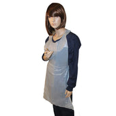 Impact Products Polyethylene White 1 Mil Disposable Apron, 24 inch Width x 42 inch Length.