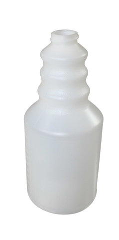 Impact Products Plastic Natural Graduated Bottle with Grooved Hand Grip, 24 Ounce -- 96 per case.