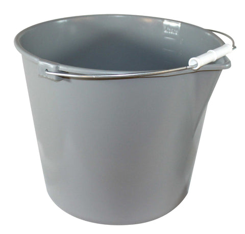 Impact Products Value Plus Gray Bucket, 10 Quart -- 12 per case.