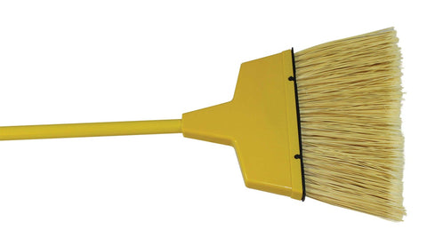 Impact Products Plastic Yellow Large Angled Broom, 55 inch -- 6 per case.