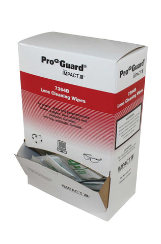 Impact Products Pro Guard Disposable Lense Cleaning Wipes -- 6 per case.