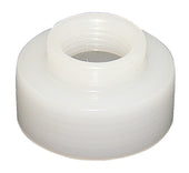 Impact Products Plastic White Threaded Cap -- 100 per case.