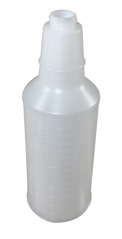Impact Products Contour Graduated Natural Bottle with Anti Backoff, 32 Ounce -- 96 per case.