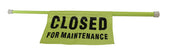 Impact Products Closed for Maintenance Safety Pole, 30-44 inch Length x 11 1/3 inch Height -- 6 per case.