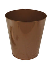 Impact Products Brown Round Metal Wastebasket, 46 Quart -- 3 per case.