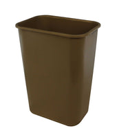 Impact Products Plastic Brown No Pinchm Rectangle Metal Wastebasket, 40 Quart -- 12 per case.