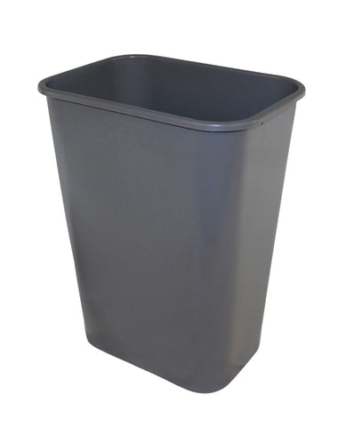 Impact Products Plastic Gray No Pinchm Waste Container, 41 Quart -- 12 per case.