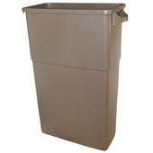 Impact Products Beige Thin Bin Container, 23 Gallon -- 4 per case.