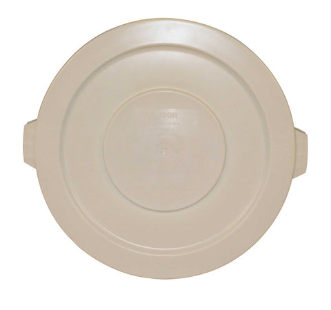 Impact Products Basic Gator White Lid Only, 19 1/2 inch Dia x 1 1/8 inch Height -- 6 per case.