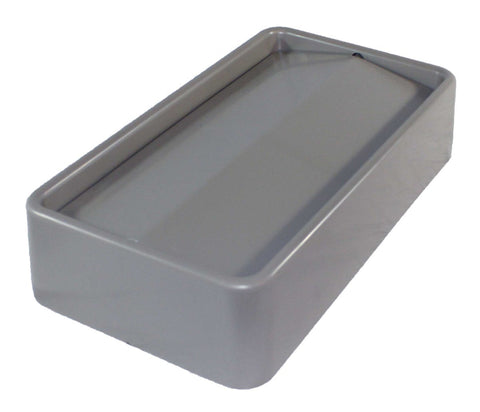 Impact Products Gray Swingtop Lid Only, 20 1/4 inch Length x 11 3/16 inch Width x 4 1/2 inch Height -- 4 per case.