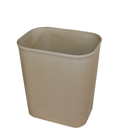 Impact Products Beige Fire Resistant Wastebasket, 14 Quart -- 6 per case.