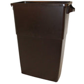 Impact Products Brown Thin Bin Container, 23 Gallon -- 4 per case.