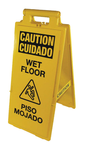 Impact Products 2x4 Spanish English Caution Wet Floor Sign, 25 inch Height x 11 inch Width x 13 inch Depth -- 6 per case.
