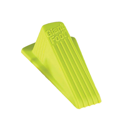 Impact Products Yellow/Green Super Door Stop, 6 1/4 inch Length x 3 1/2 inch Width x 2 inch Height -- 12 per case.
