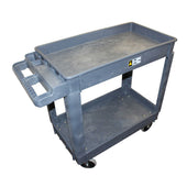 Impact Products 2 Shelf Small Utility Cart, 37 3/8 inch Length x 17 1/4 inch Width x 33 1/2 inch Height.
