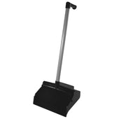 Impact Products Lobbymaster Plastic Black Lobby Dust Pan with L Grip Aluminum Handle, 32 inch Height x 12 inch Width x 11 inch Depth -- 6 per case.