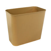 Impact Products Beige Fire Resistant Wastebasket, 27 5/8 Quart -- 6 per case.