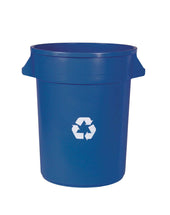 Impact Products Advanced Gator Plastic Blue Recycle Container, 32 Gallon -- 6 per case.
