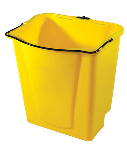Impact Products Yellow Sidepress Dirty Water Bucket, 11 x 4 3/4 x 4 3/4 inch -- 10 per case.
