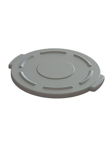 Impact Products Value Plus Gray 10 Gallon Container Lid Only, 15 5/8 inch Dia x 2 inch Height -- 6 per case.