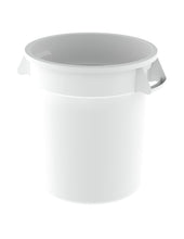 Impact Products Value Plus White Trash Can, 10 Gallon -- 6 per case.