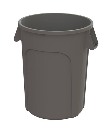 Impact Products Value Plus Gray Trash Can, 20 Gallon -- 6 per case.