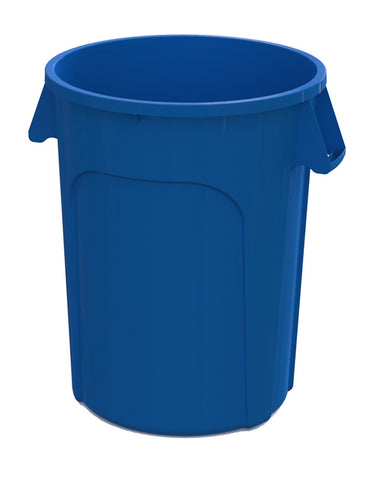 Impact Products Value Plus Plastic Blue Container, 44 Gallon -- 4 per case.