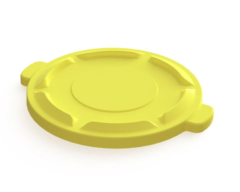 Impact Products Value Plus Yellow Lid Only, 20 1/2 inch Dia x 2 inch Height -- 6 per case.