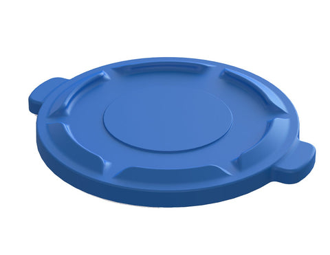 Impact Products Value Plus Blue 44 Gallon Container Lid Only, 25 inch Dia x 2 inch Height -- 4 per case.