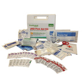 Impact Products White 25 Person First Aid Kit, 9 inch Width x 8 inch Height x 2 1/2 inch Depth -- 12 per case.