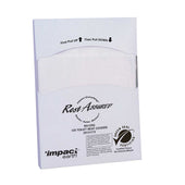 Impact Products Earth 1/4 Fold Rest Assured Toilet Seat Cover, 125 count per pack.