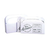Impact Products White 1/2 Fold Toilet Seat Cover Dispenser with Starter Pack, 16 3/8 inch Width x 11 3/4 inch Height x 3 5/8 inch Depth.
