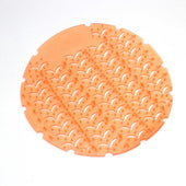 Impact Products Orange Mandarin Mist High Fragrance Sanor Urinal Screen, 6 3/4 inch Length x 6 3/4 inch Width.