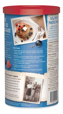 Natures Path Quick Cook Steel Cut Oats, 24 Ounce -- 6 per case.