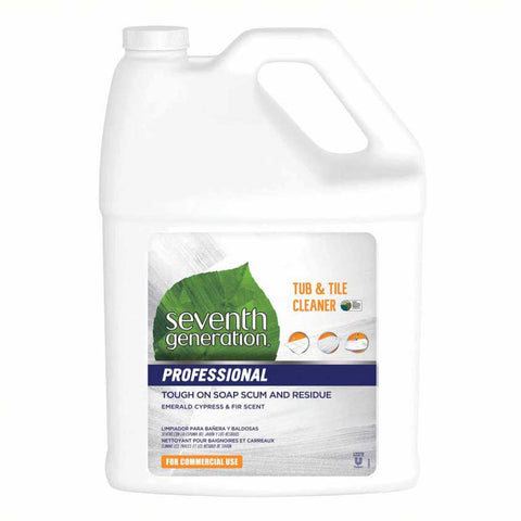 Seventh Generation Pro Tub and Tile Cleaner Refill, Emerald Cypress and Fir Scent, Biodegradable, 128 Fluid Ounce -- 2 per case