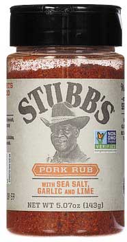 Stubbs Pork Rub, 5.07 Ounce -- 6 per case