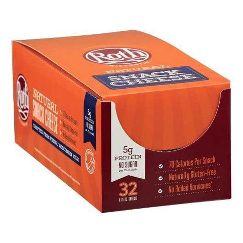Roth Natural Creamy Cheddar Snack Cheese, 0.75 Ounce -- 32 per case