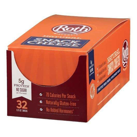Roth Natural Creamy Cheddar Snack Cheese, 0.75 Ounce -- 32 per case