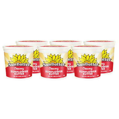 Sunflower Seed Sunbutter Creamy Spread, 5 Pound -- 6 per case