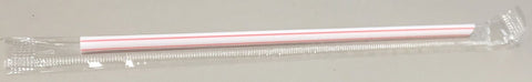 Goldmax Wrapped Slim Stripe Straw, 5.5 inch -- 12000 per case.