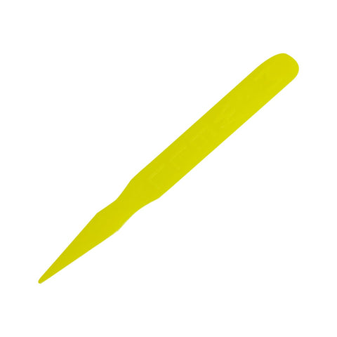 Handgards Yellow Medium Well Disposable Plastic Steak Marker -- 2000 per case.