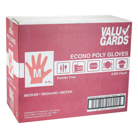 Handgards Medium Value Glove - 200 per pack -- 4 packs per case.