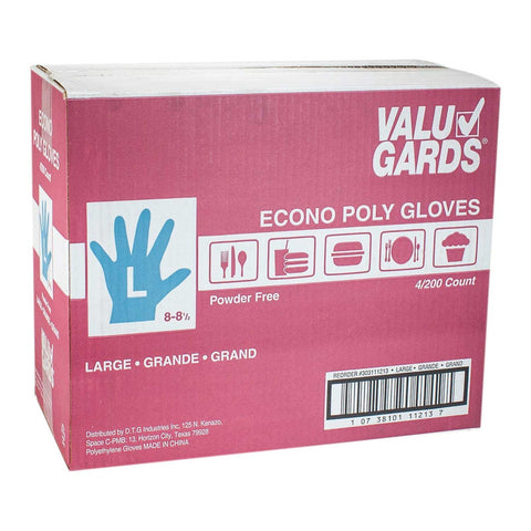 Handgards Large Value Glove - 200 per pack -- 4 packs per case.